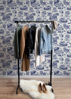 Rachel Antonoff The Chase Peel and Stick Wallpaper in a room setting