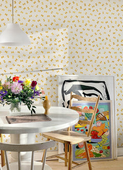 Pasta P&S Wallpaper in a room setting