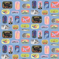 Rachel Antonoff Sardine Tins Peel and Stick Wallpaper by WallPops