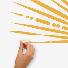 Sunrise Wall Decals - how to peel