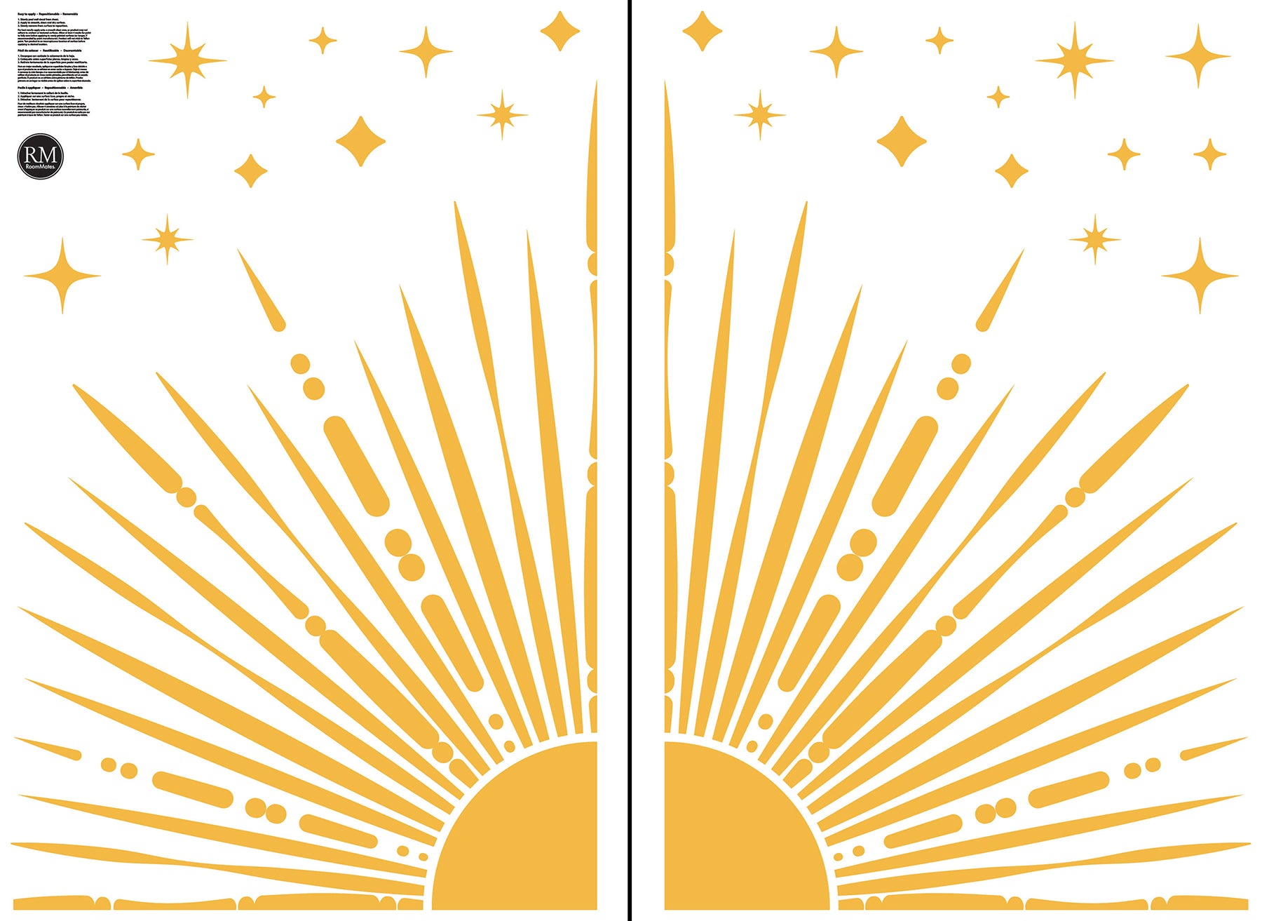 Sunrise Wall Decals - panels