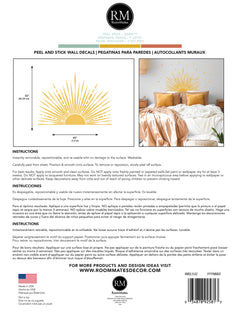 Sunrise Wall Decals - packaging