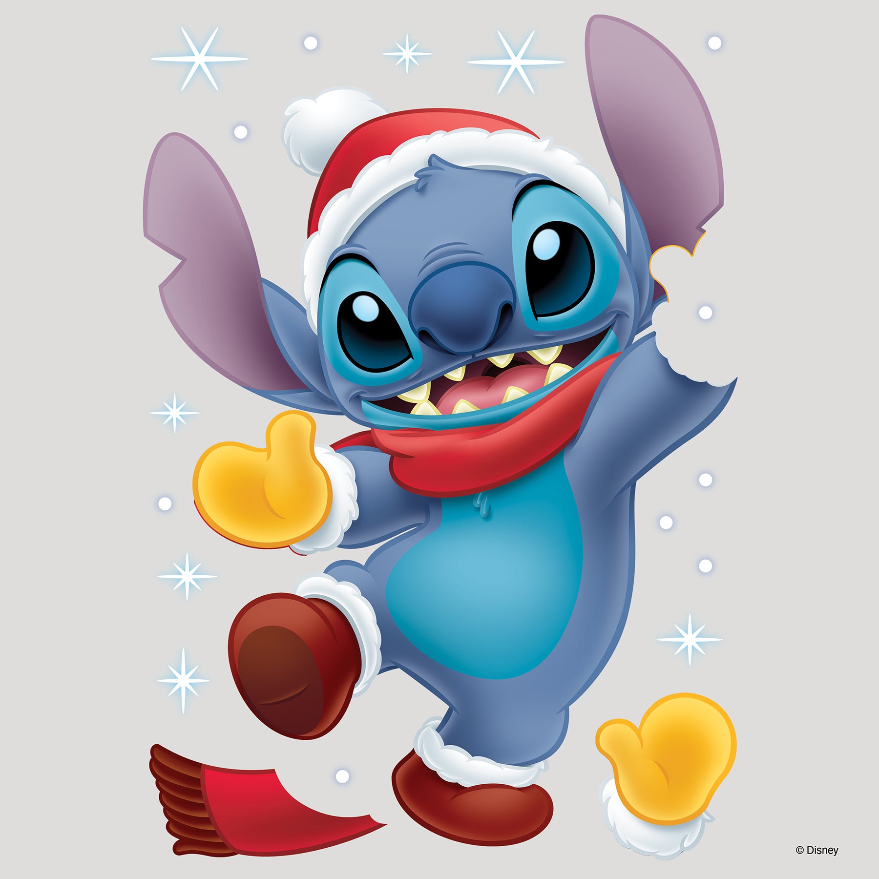 Disney Santa Stitch Wall Decals by WallPops
