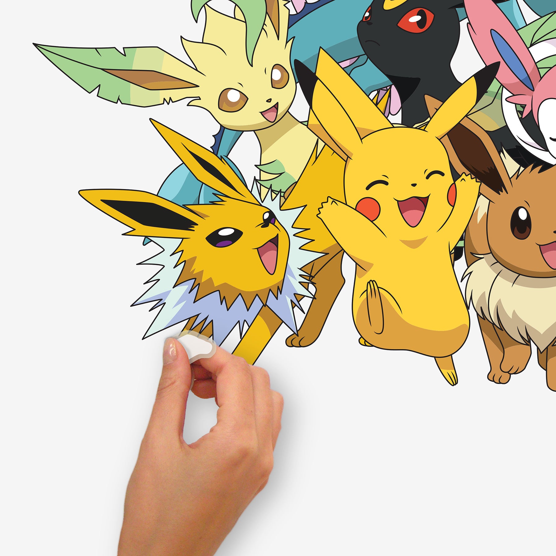 Pokémon Eevee Evolutions Wall Decals - peel and stick