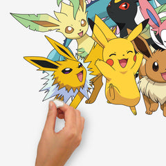 Pokémon Eevee Evolutions Wall Decals - peel and stick
