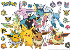 Pokémon Eevee Evolutions Wall Decals - panels