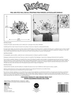 Pokémon Eevee Evolutions Wall Decals - packaging