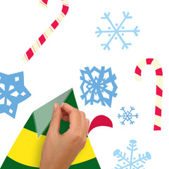 Buddy The Elf Santa I Know Him Wall Decals - how to peel