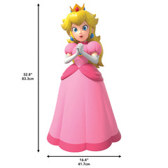 Super Mario Princess Peach Wall Decals - dimensions