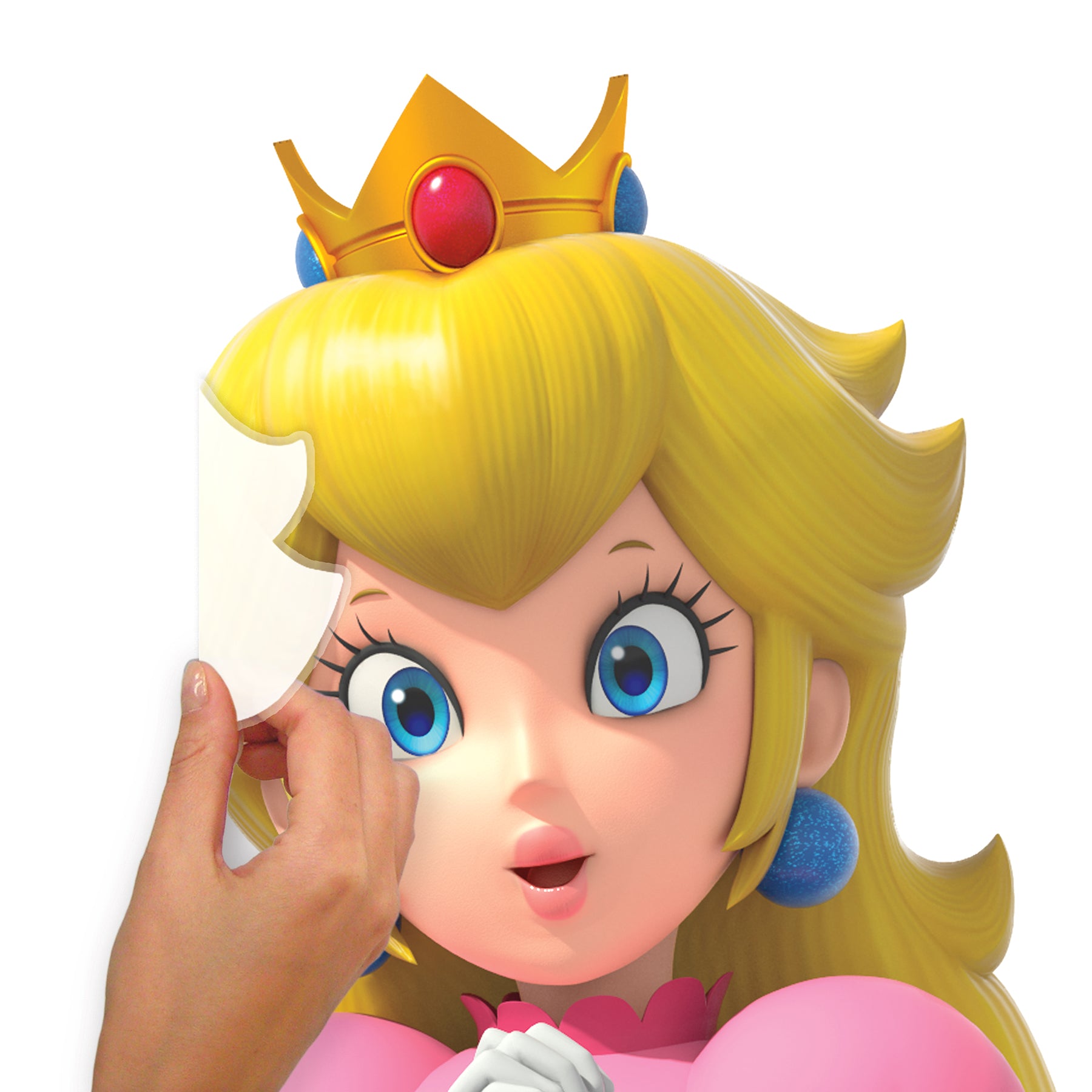 Super Mario Princess Peach Wall Decals - how to peel