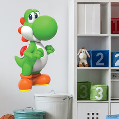 Super Mario Yoshi Wall Decals in a room setting