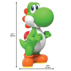 Super Mario Yoshi Wall Decals - dimensions