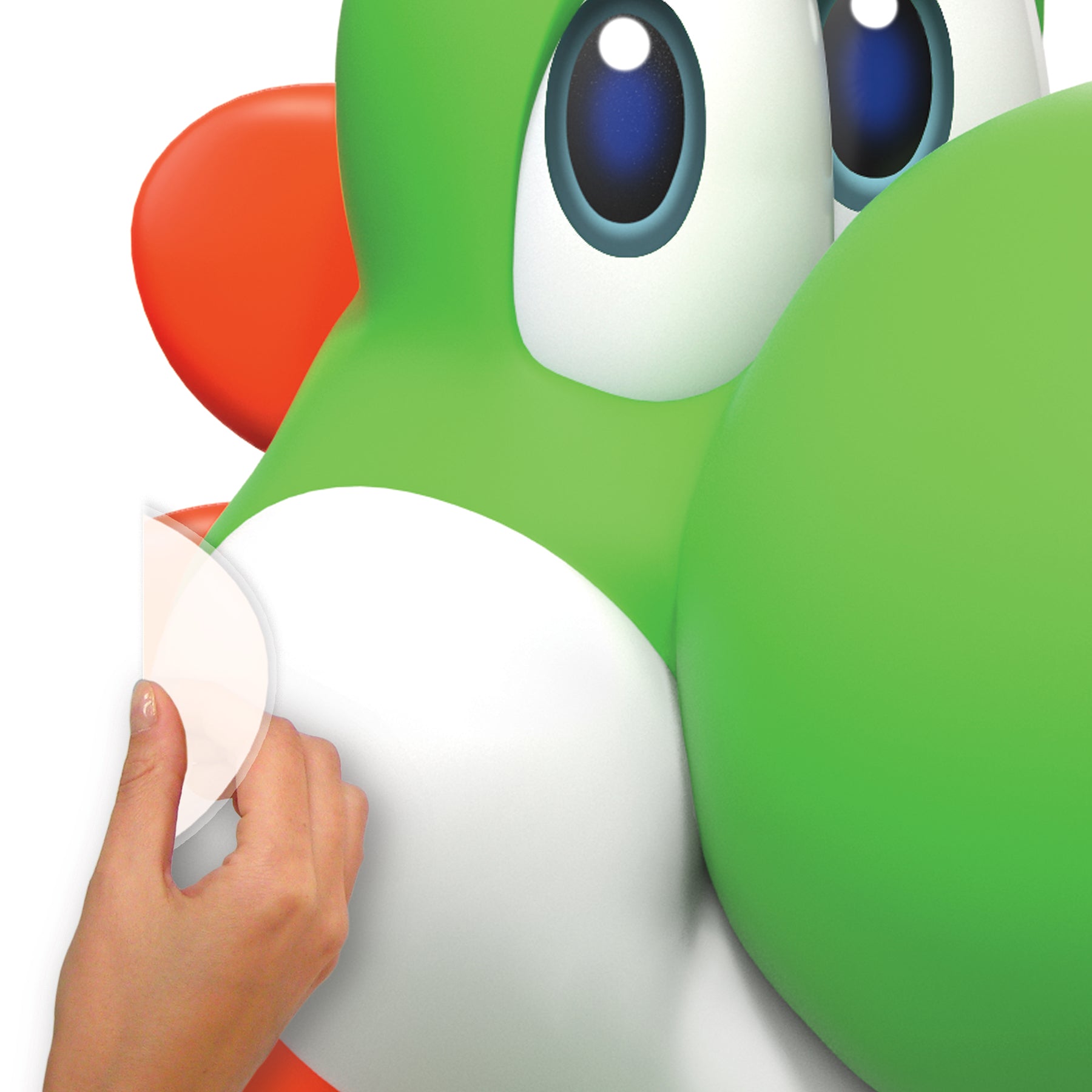 Super Mario Yoshi Wall Decals - how to peel