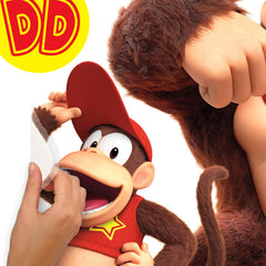 Donkey Kong and Diddy Kong Wall Decals - how to peel