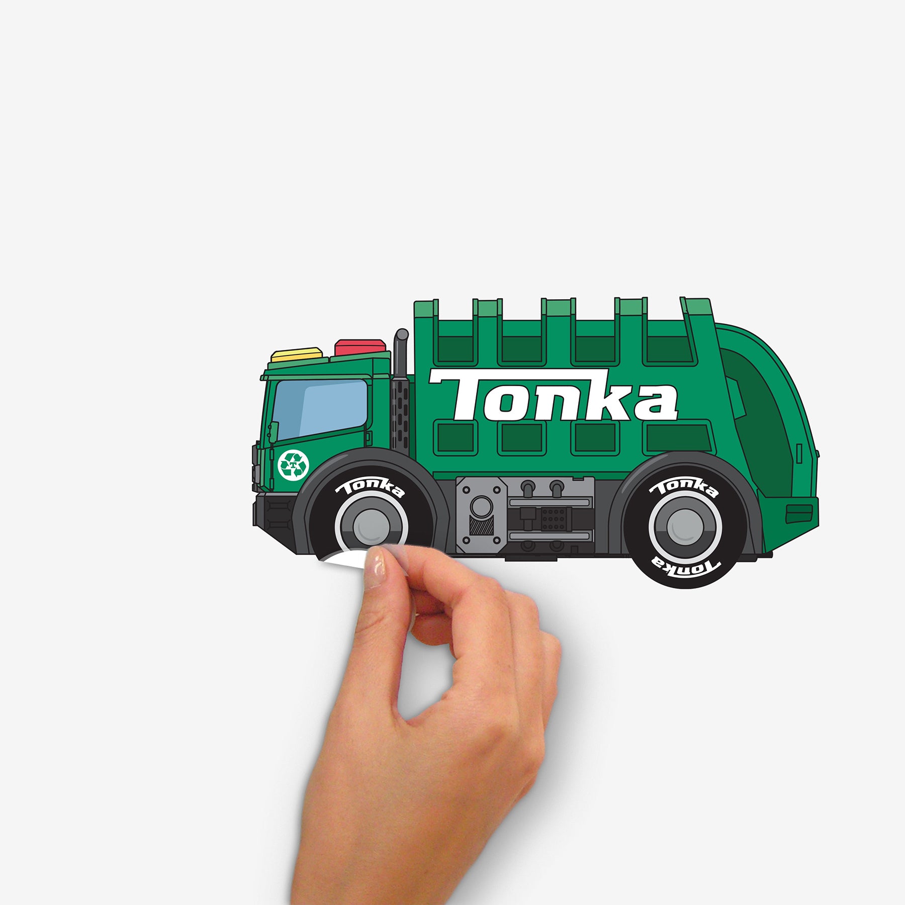 Tonka Trucks Wall Decals - how to peel