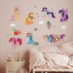 My Little Pony Friendship is Magic Wall Decals in a room setting