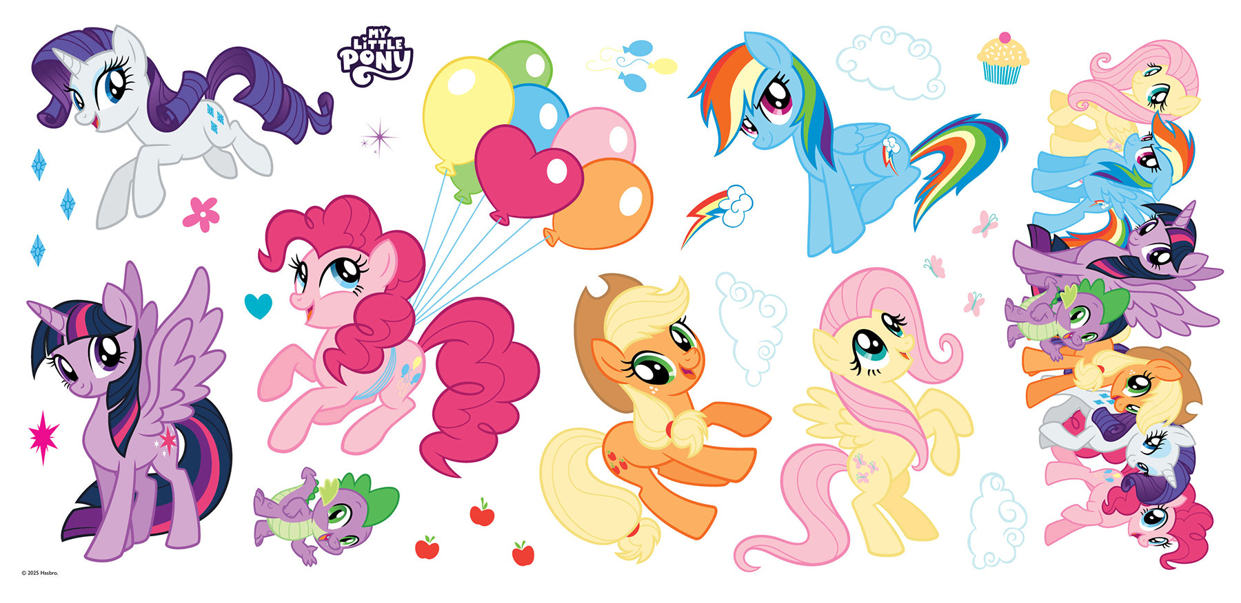 My Little Pony Friendship is Magic Wall Decals - panels