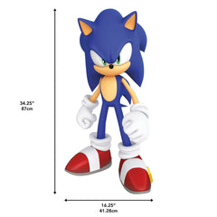 Sonic The Hedgehog Sonic Wall Decals - dimensions