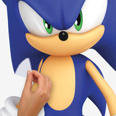 Sonic The Hedgehog Sonic Wall Decals - how to peel