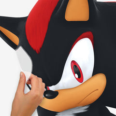 Sonic The Hedgehog Knuckles and Shadow Wall Decals - how to peel
