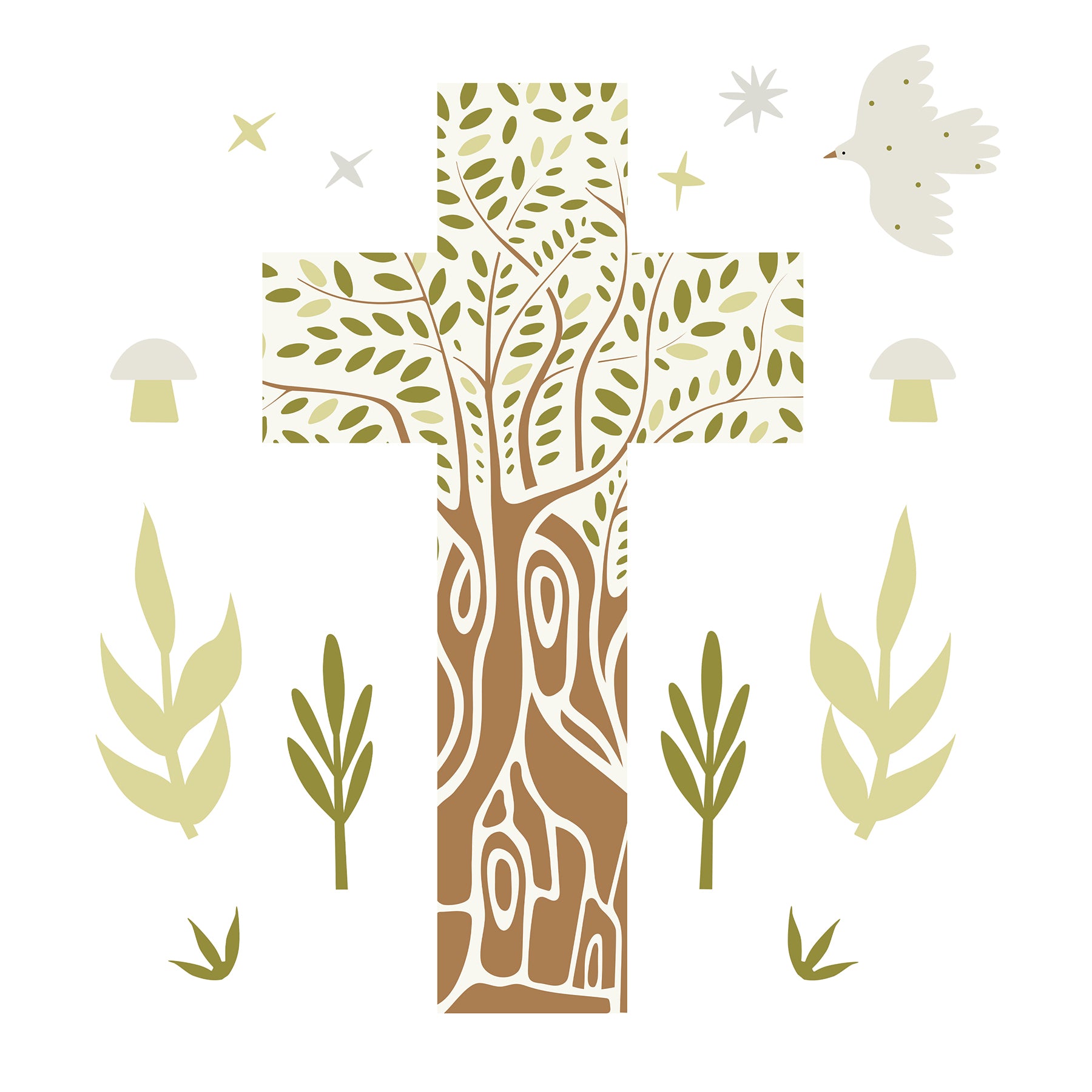 Tree of Life Cross Wall Decals by WallPops