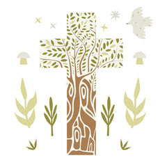 Tree of Life Cross Wall Decals by WallPops