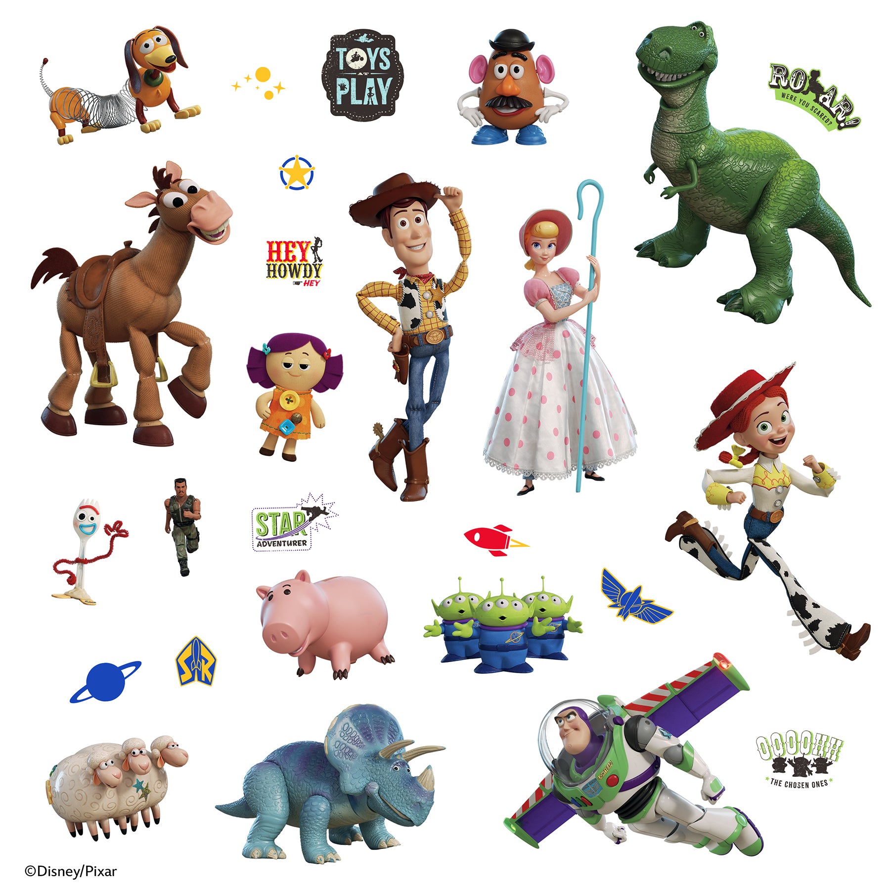 Disney Toy Story Characters Wall Decals by WallPops