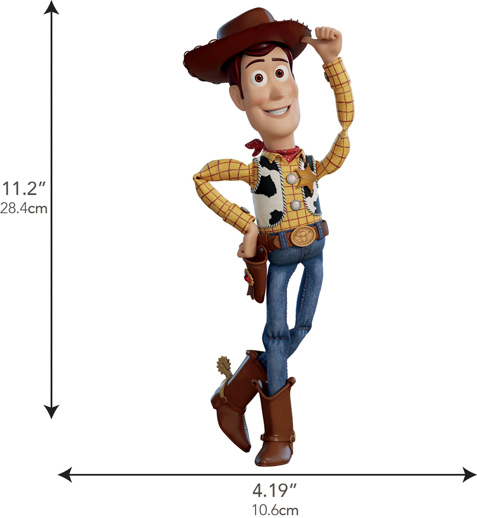 Disney Toy Story Characters Wall Decals - dimensions