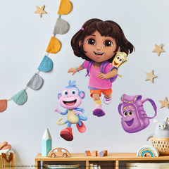 Dora Wall Decals in a room setting