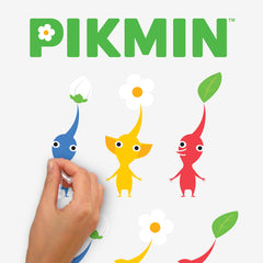 Nintendo Pikmin Characters Wall Decals - peel and stick application