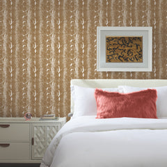 Snake Skin Peel and Stick Wallpaper in a room setting