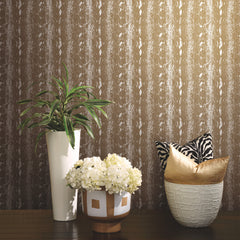 Snake Skin Peel and Stick Wallpaper in a room setting