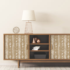 Snake Skin Peel and Stick Wallpaper in a room setting