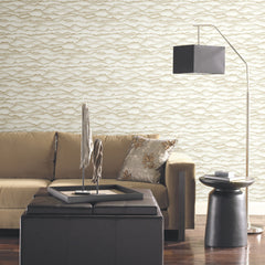 Singed Peel and Stick Wallpaper in a room setting
