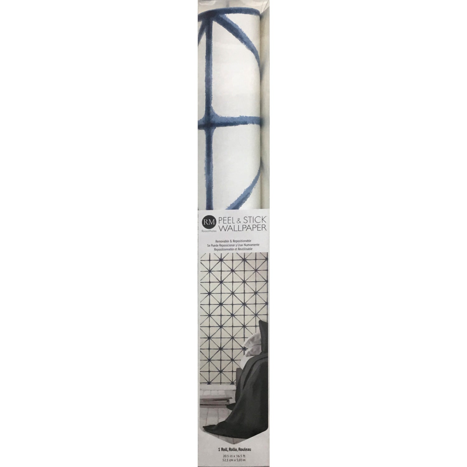Modern Abstract Peel and Stick Wallpaper - packaging