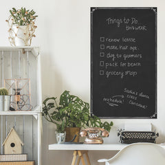 Chalkboard P&S Wallpaper in a room setting