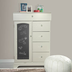 Chalkboard P&S Wallpaper in a room setting