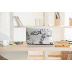 Star Wars Blueprint Peel & Stick Wallpaper in a room setting