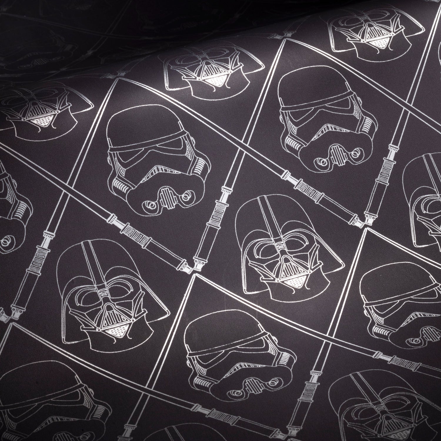 Star Wars The Dark Side Peel & Stick Wallpaper pattern close-up