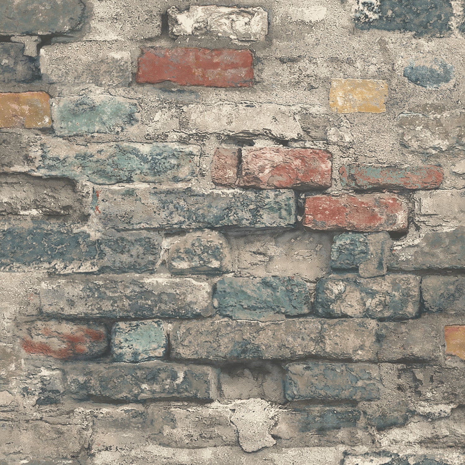 Brick Alley Peel and Stick Wallpaper by WallPops
