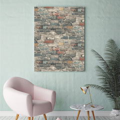 Brick Alley Peel and Stick Wallpaper in a room setting