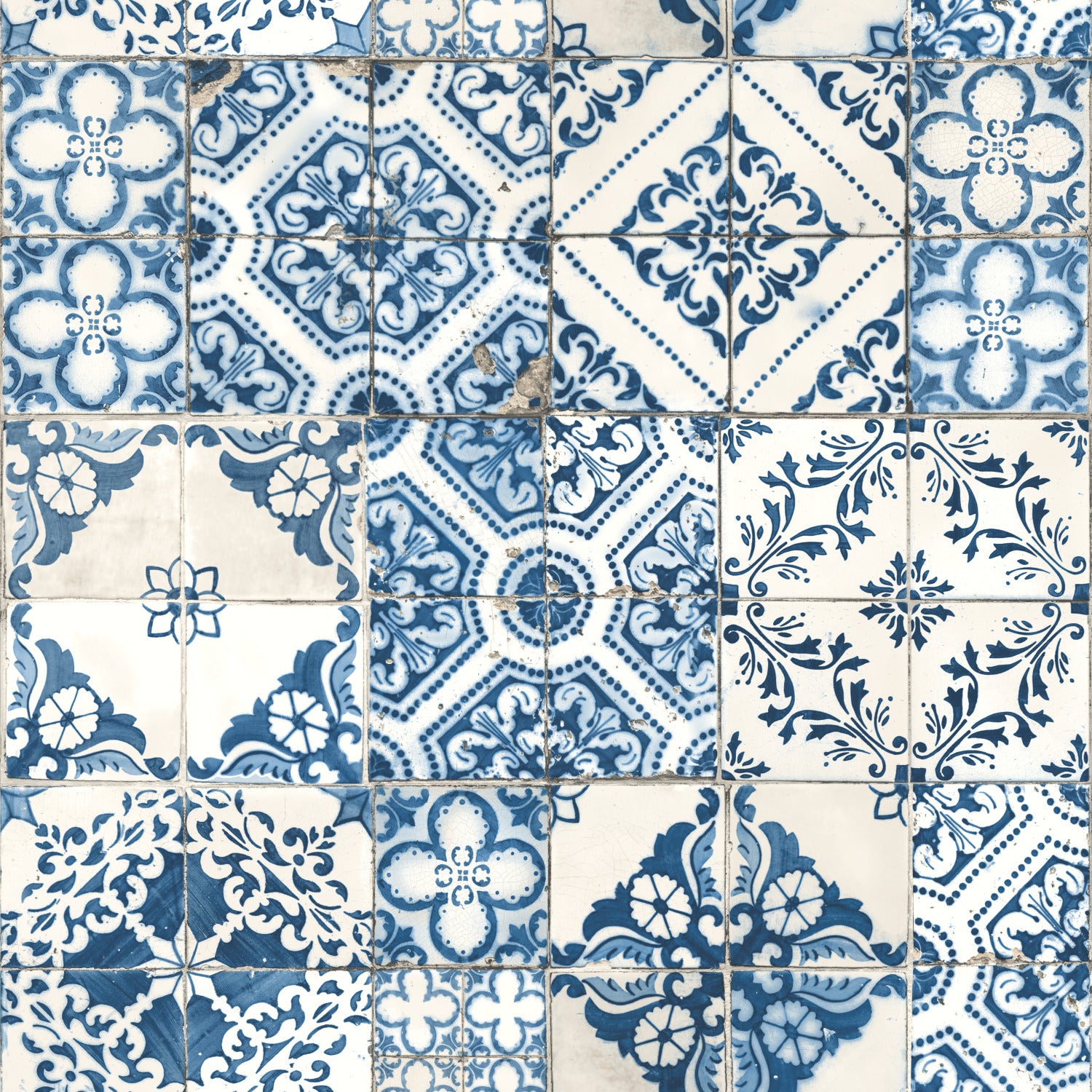 Mediterranean Tile Peel and Stick Wallpaper by WallPops