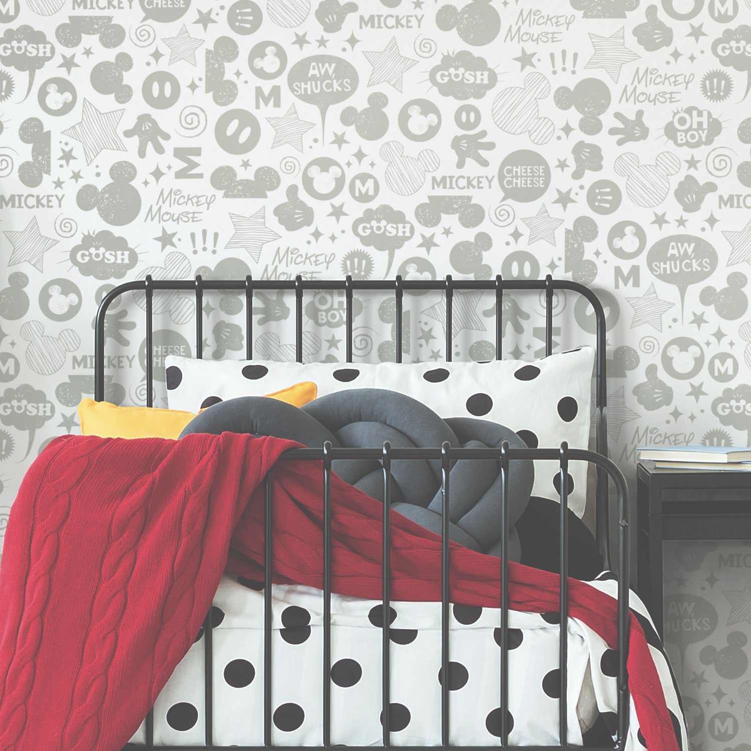 Disney2 Peel and Stick Wallpaper in a room setting