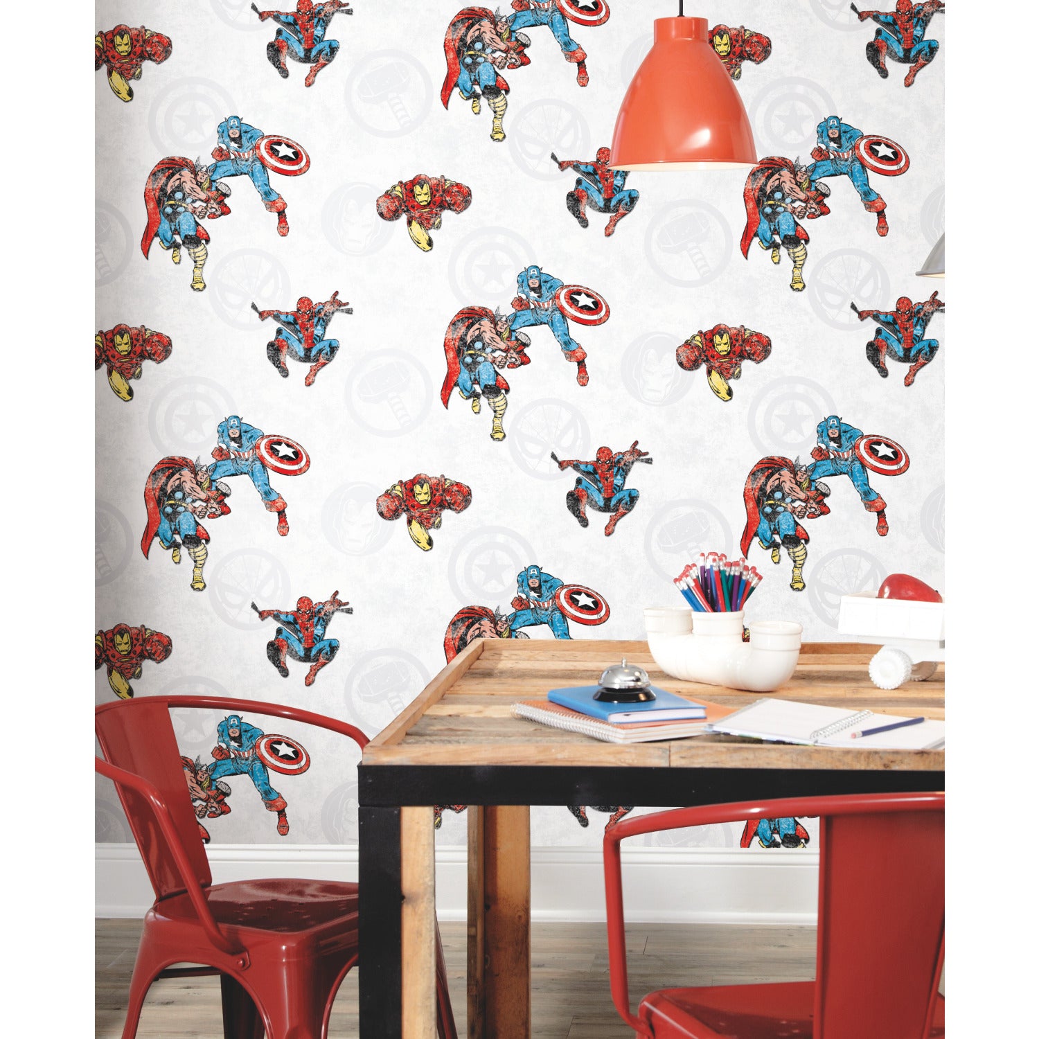 RMK11167RL wallpaper in a room setting