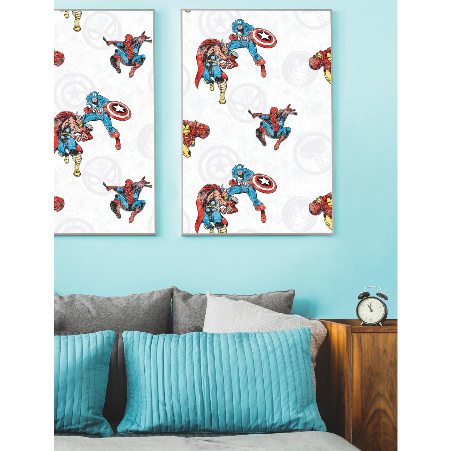 RMK11167RL wallpaper in a room setting