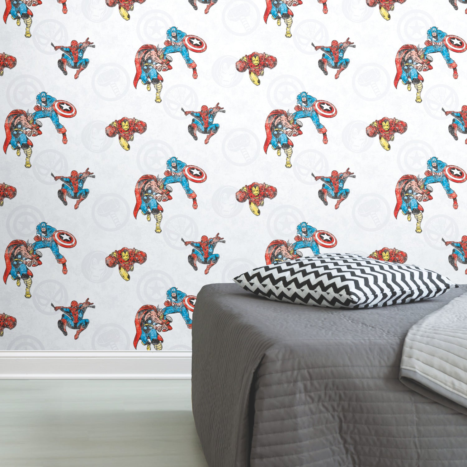 RMK11167RL wallpaper in a room setting