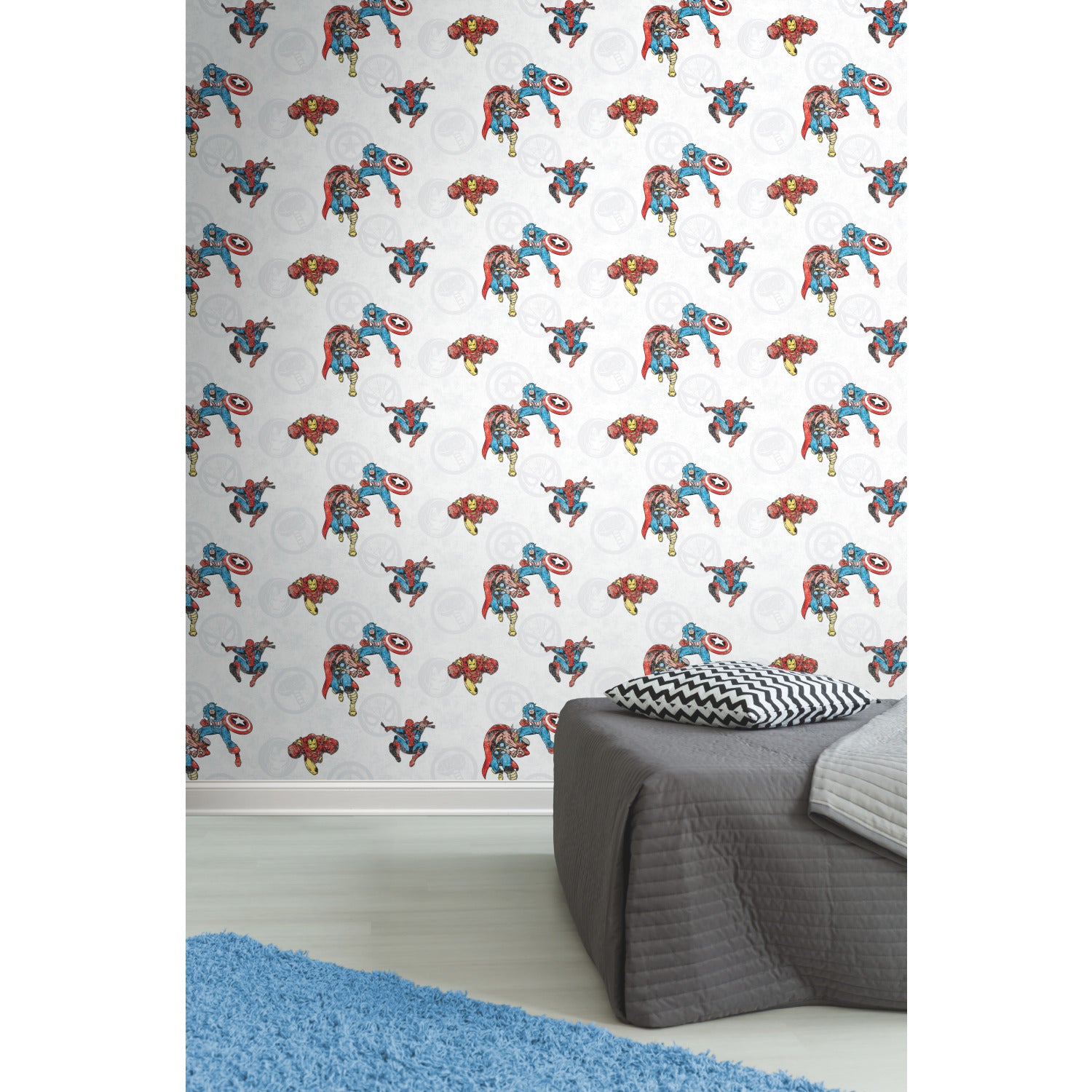 RMK11167RL wallpaper in a room setting