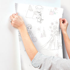 Disney Frozen Disney Frozen Peel and Stick Wallpaper Roll - how to stick