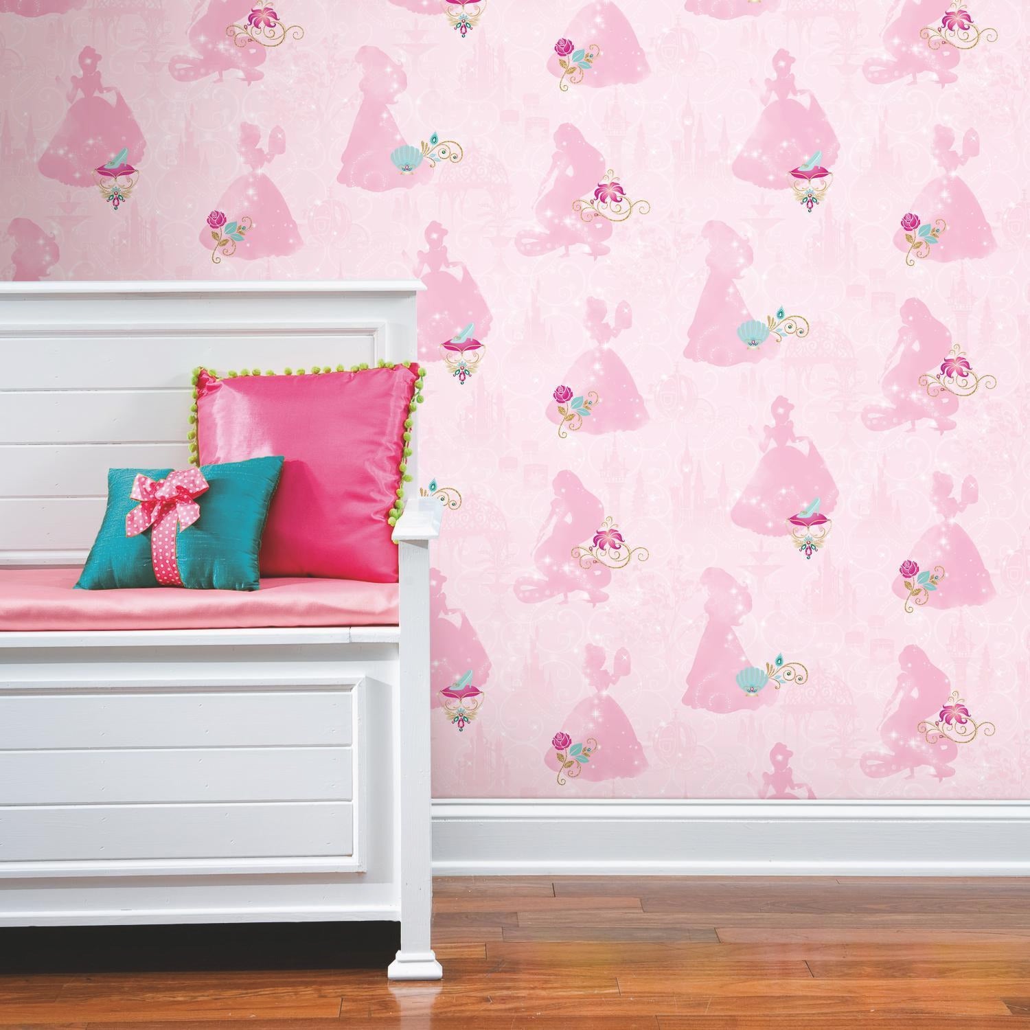 Disney2 Peel and Stick Wallpaper in a room setting