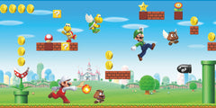 Nintendo Super Mario Scene Peel and Stick Wallpaper Border by WallPops
